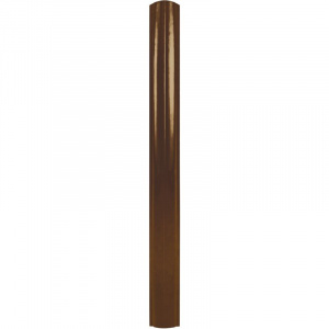 Металлоштакетник ТР-К 100 RAL 8017 коричневый, 1,25 м