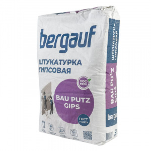 Штукатурка гипсовая Bergauf Bau Putz Gips 30 кг