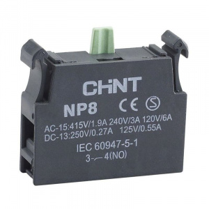 Блок контактный 1НО для NP8 CHINT