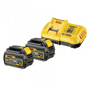 Набор аккумуляторов 2х6 Ач DeWalt DCB546 и зарядное устройство DCB118