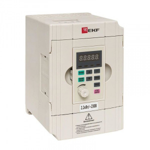 Преобразователь частоты 2,2/4кВт 1х230В VECTOR-100 PROxima EKF