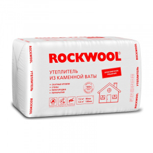 Утеплитель 1000x600x50мм Роквул Эконом 26кг/м³ 7,2м²