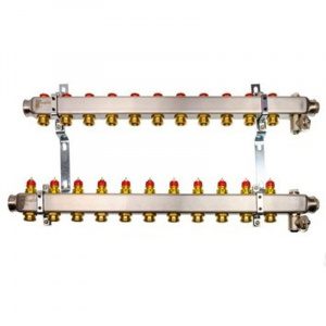 Комплект коллекторов с кронштейнами, 1" SSM-11 3/4" Danfoss 088U0981