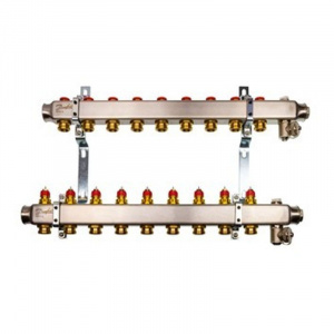 Комплект коллекторов с кронштейнами, 1" SSM-9 3/4" Danfoss 088U0979