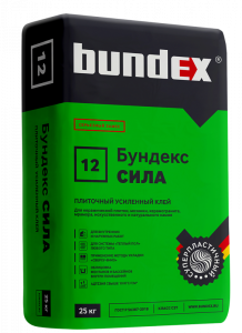 Плиточный клей усиленный Бундекс Сила