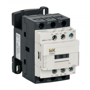 Контактор КМИ-А-11812 LC1D AC3 1НО+1НЗ 18А 24В IEK