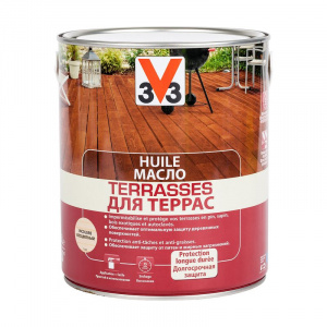 Масло для террас Бесцветное 2,5л V33