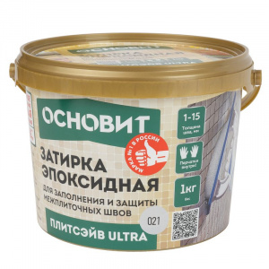 Затирка эпоксидная Основит Плитсэйв Ultra XE15 Е светло-серый 1 кг