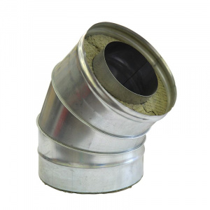 Колено-сэндвич 135° Ferrum 150х250 мм