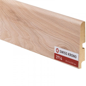 Плинтус Kronopol P85 3714, Helen Elm, 2500х85х16 мм