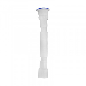 Гофросифон унив 800 мм 1 1/2"х40/50 (нерж вып, винт 80) Unicorn D220