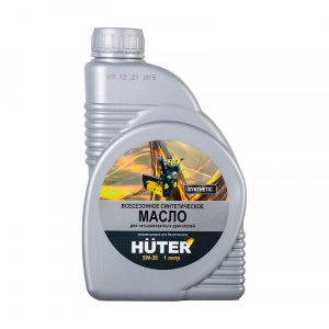 Масло для четырёхтактных двигателей синтетическое Huter 1 л