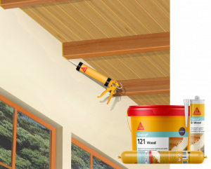 Эластичный герметик для срубов Sikacryl®-121 Wood