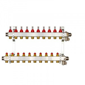 Комплект коллекторов с расходомерами и кронштейнами, 3/4" Danfoss 088U0960