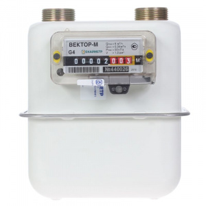 Счетчик газа Вектор-М G4 правый 1/4"