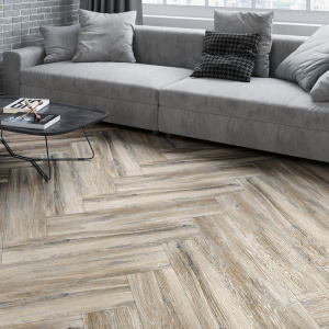 Керамогранит Westwood 200х900х7 мм коричневый матовый Alma Ceramica