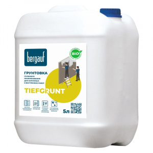 Грунтовка Bergauf Tiefgrunt глубокого проникновения, 5 л
