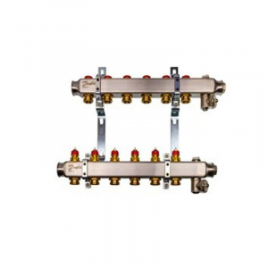 Комплект коллекторов с кронштейнами, 1" SSM-6 3/4" Danfoss 088U0976