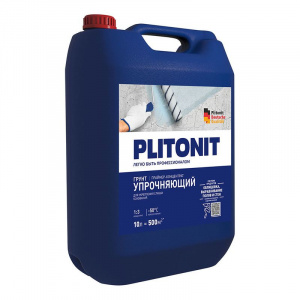 Грунтовка-концентрат Plitonit Упрочняющая глубокого проникновения, 10 л
