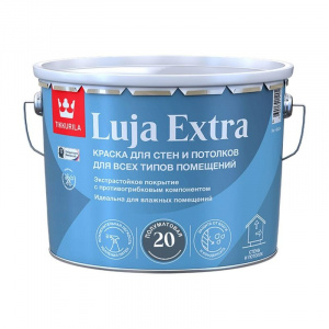 Краска для влажных помещений Tikkurila Luja Extra матовая база С 9 л
