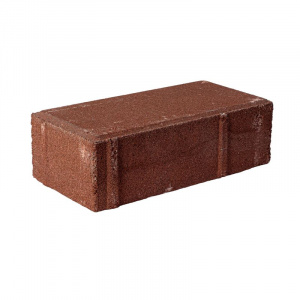 Брусчатка кирпичик красный 200x100x60 мм