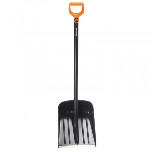 Лопата снеговая Fiskars с деревянным черенком 38х35,5 см