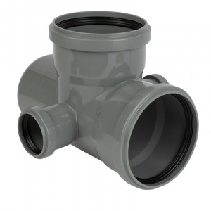 Крестовина канализационная 110х110х50х50 мм 87° Ostendorf