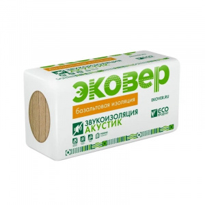 Утеплитель 1000х600х50мм Эковер Акустик 35кг/м³ 7,2м²