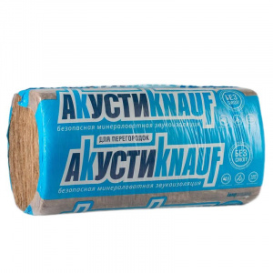 Утеплитель 1230х610х75мм АкустиКнауф λ37 9м²
