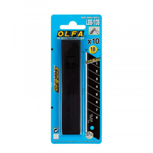 Лезвия для ножей Olfa Black Max 18 мм 10 шт