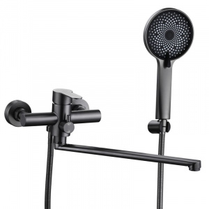 Смеситель для ванны Fmark FS8225Q графит