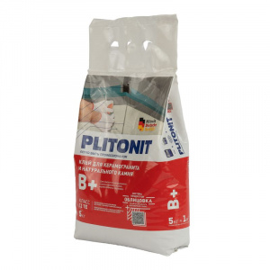 Клей для плитки Plitonit B+ С1ТЕ, 5 кг