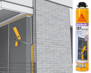 Профессиональная всесезонная полиуретановая монтажная пена Sika Boom®-587 All Seasons