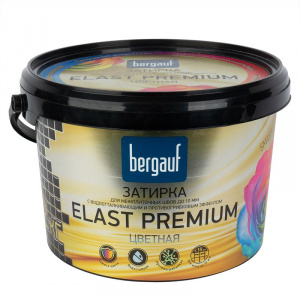 Затирка Bergauf Elast Premium коричневая 2 кг