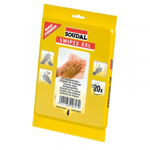 Салфетки SOUDAL для очистки рук от пен, герметиков, масел и красок
