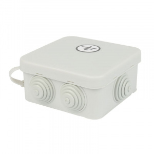 Коробка уравнивания потенциалов накладная серая IP55 85x85x40 мм Hegel