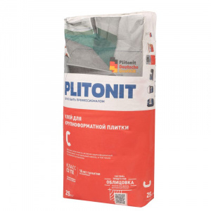 Клей для плитки Plitonit С С2ТЕ 25 кг