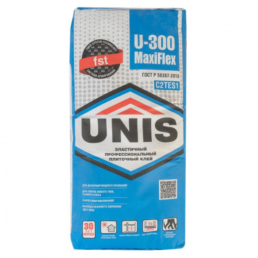 Клей для плитки Unis MaxiFlex U-300 C2TE S1 25 кг