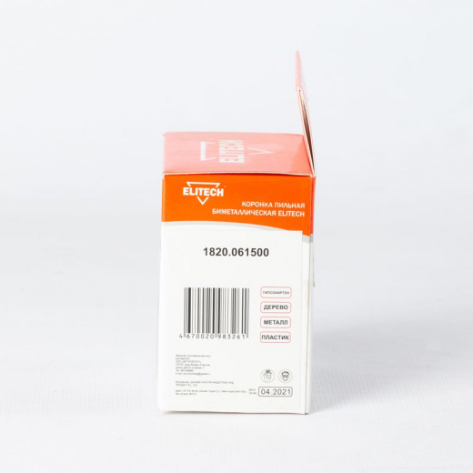 Коронка Elitech Bi-metal 54 мм