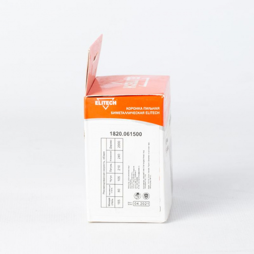 Коронка Elitech Bi-metal 54 мм