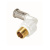 МП-Пресс угольник Henco 90° НР 16x1/2" белый PVDF