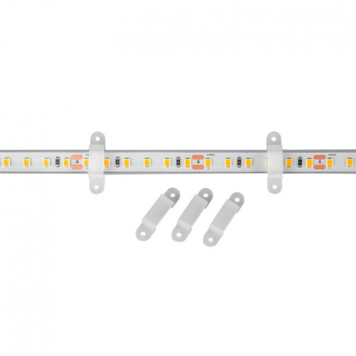 Лента светодиодная 12Вт/м 24В IP65 холодный белый свет 6500К 5 м JazzWay