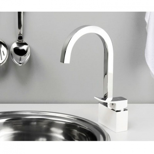 Смеситель для кухни WasserKraft Aller 1067WHITE