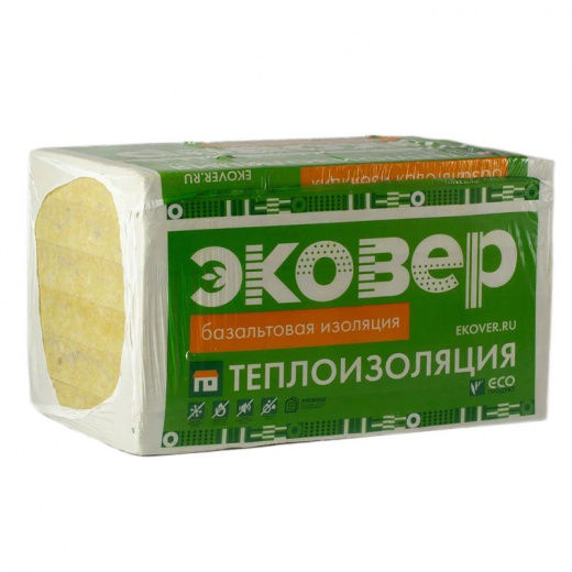 Утеплитель 1000x600x100мм Эковер Стандарт 50кг/м³ 3,6м²