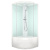 Душевая кабина Domani-Spa Delight Slim 99 высокий поддон 90х90х218 см матовые стекла
