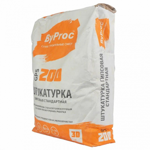 Штукатурка гипсовая стандартная ByProc GPS-200 30 кг
