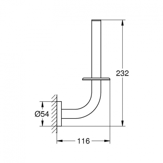 Держатель туалетной бумаги Grohe Essentials 40385001