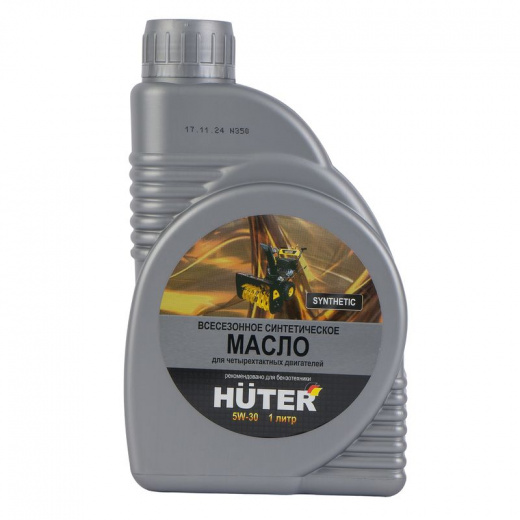 Масло для четырёхтактных двигателей синтетическое Huter 1 л