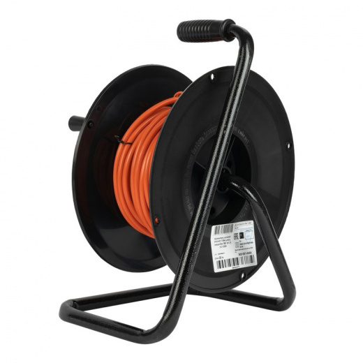 Удлинитель на катушке 20м 1 розетка без заземления 2200Вт IP44 TDM