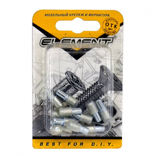 Стеклодержатель 5х16мм никель (12 шт) Element